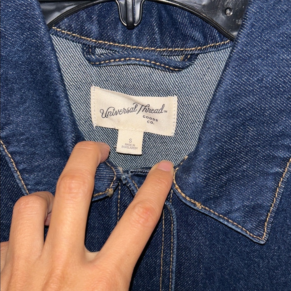 Universal Thread Dark Blue Denim Jacket - Picture 2 of 4